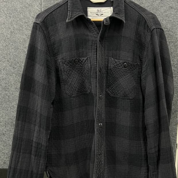 RGT 로그 테리토리 남성 체크 셔츠 XL