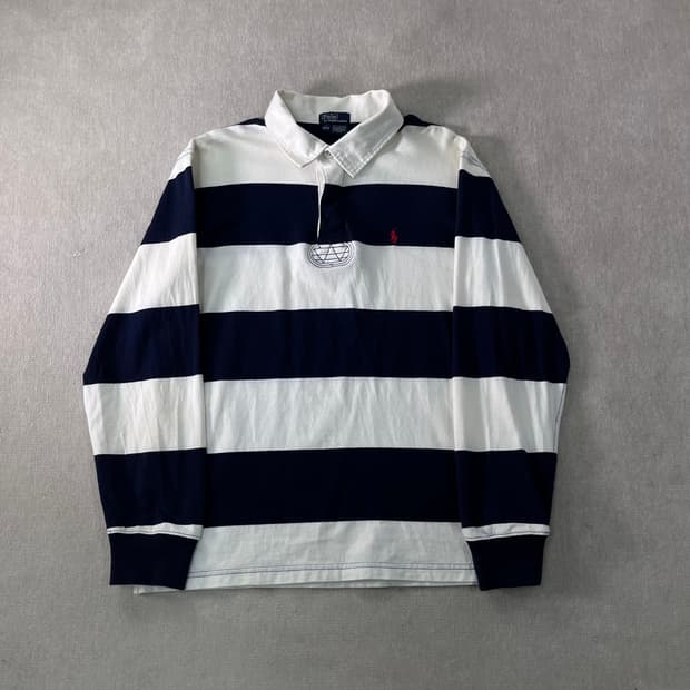 95 폴로랄프로렌 스트라이프 럭비티