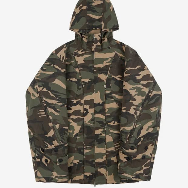 선데이오프클럽 카모 집업 점퍼 사이즈 1