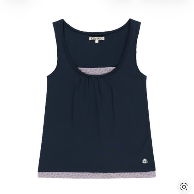 코이세이오 두두 레이어드 슬리브리스 네이비