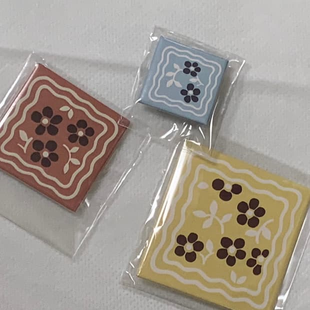 [미개봉새상품,국내배송] kapital 캐피탈 쿠키 뱃지 세트