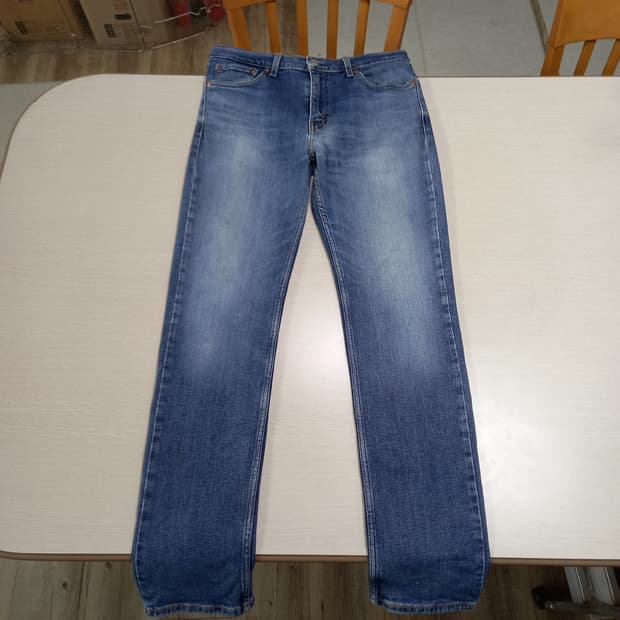 32 리바이스511 워싱 스판 슬림일자진 32-380