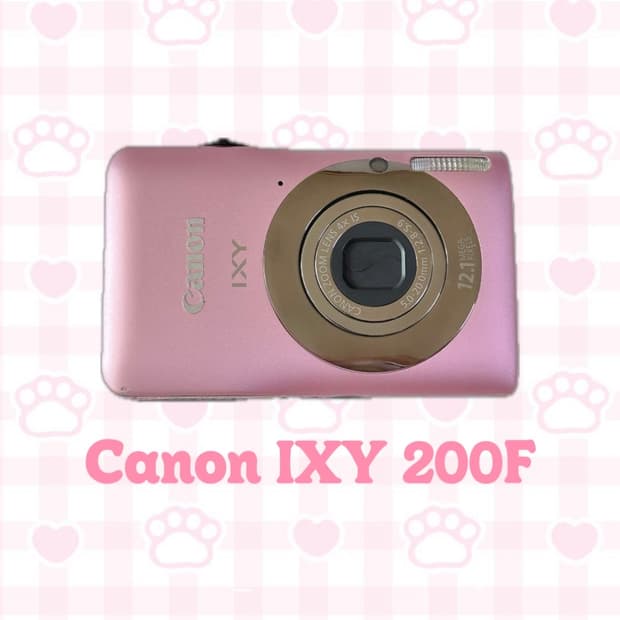 [*희귀!🩷/작례⭕️] 캐논 IXY 200 핑크 빈티지 디지털 카메라