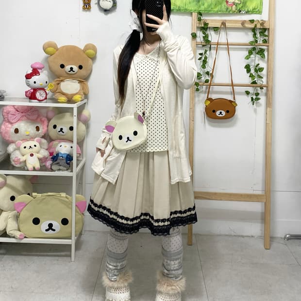 ꒰ঌ 코리락쿠마 도트 세트 ໒꒱