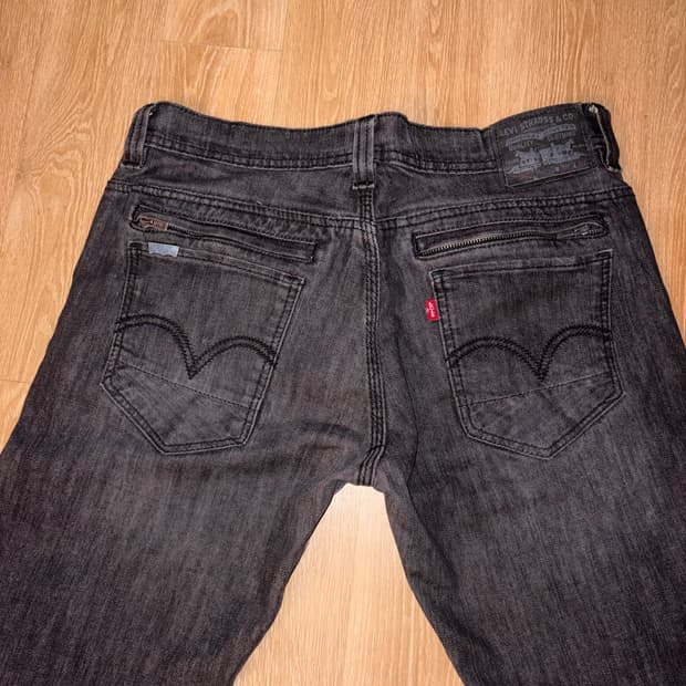 리바이스 511 바이커 흑청 34x32