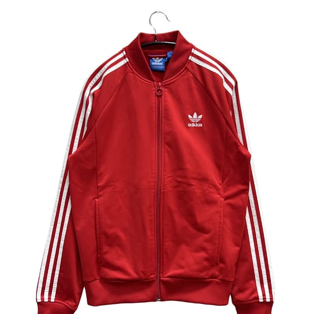 아디다스 슈퍼스타 트랙탑 져지  레드