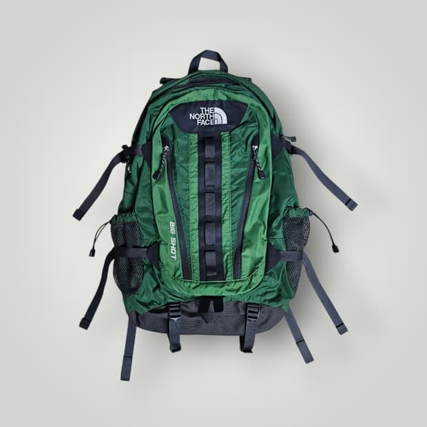 노스페이스 빅샷 가방 백팩 그린 다크그레이