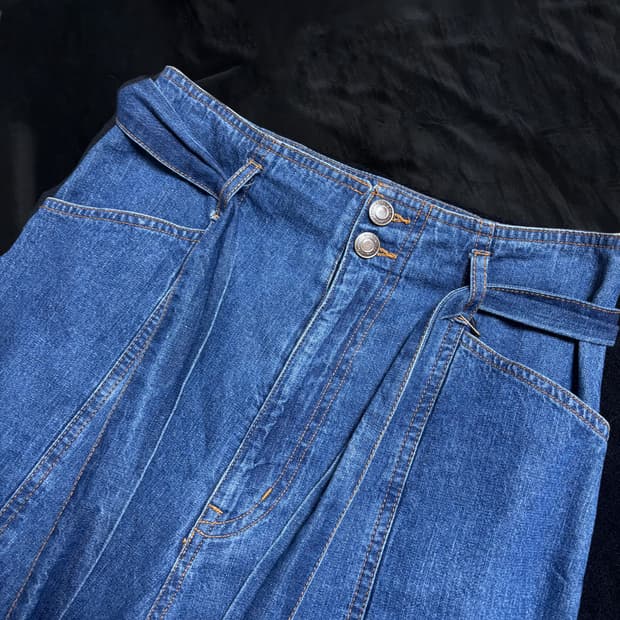 일본빈티지 OZOC 와이드 데님 팬츠