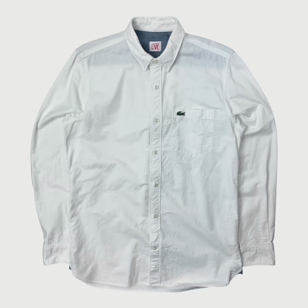 [39/정품] 라코스테 옥스포드 셔츠 화이트