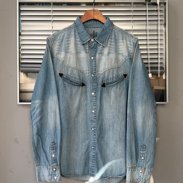 Indian Motorcycle western denim shirt
