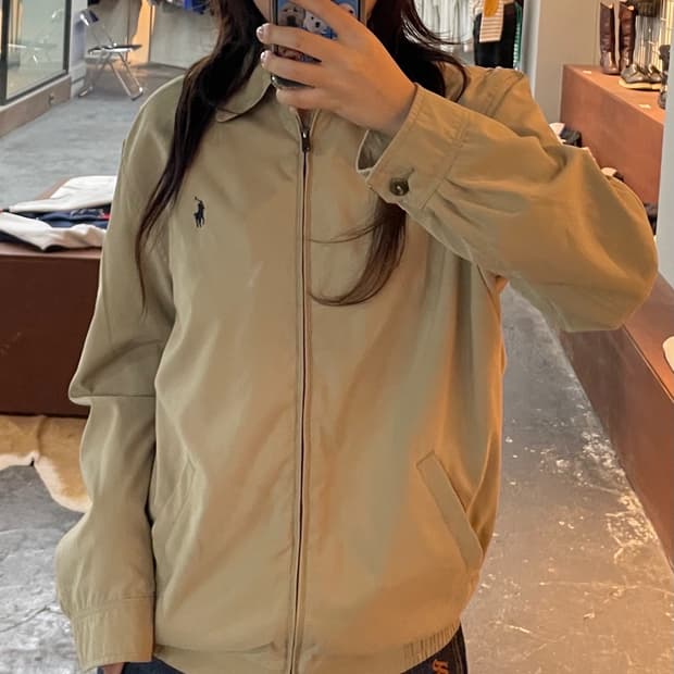 폴로랄프로렌 베이지 스윙탑 자켓 H181