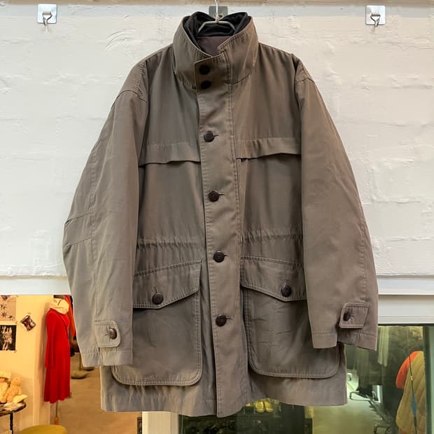 Weconners 덕다운 패딩 라이너 폴리쉘 코트 S