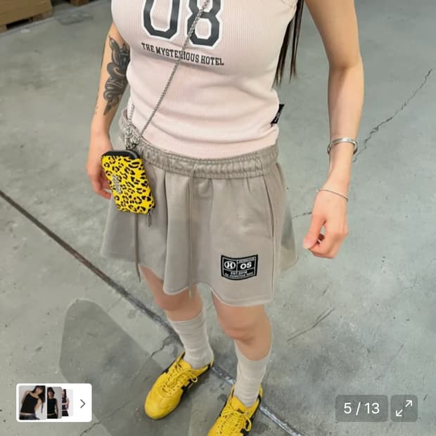 더미스테리어스호텔 핑크 나시