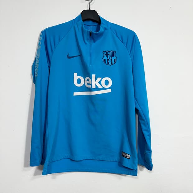 나이키 바르셀로나 하프집업져지 M