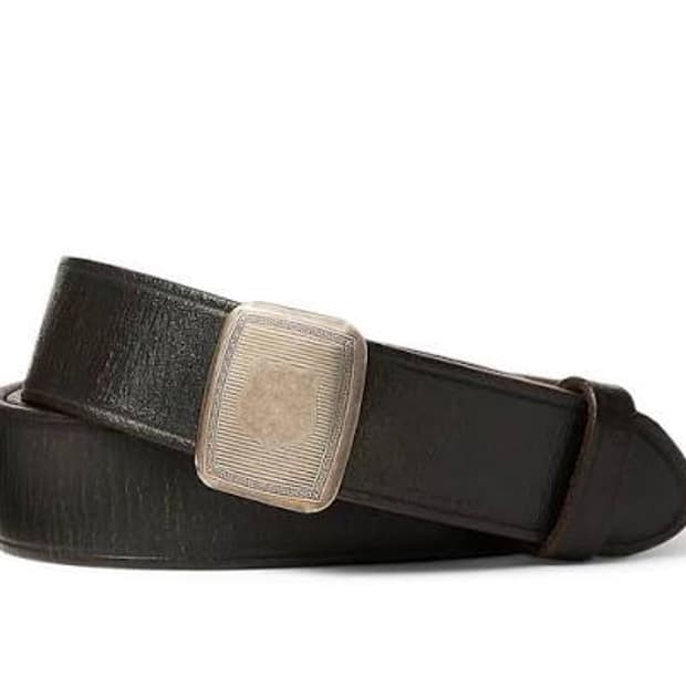 더블알엘 빈센스 벨트 블랙 34사이즈