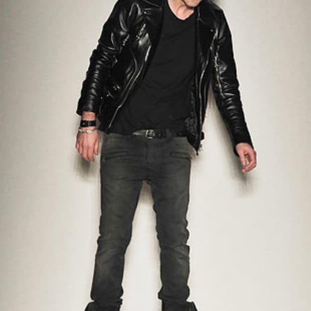 2011 BALMAIN SELVEDGE BIKERS DENIM PANTS