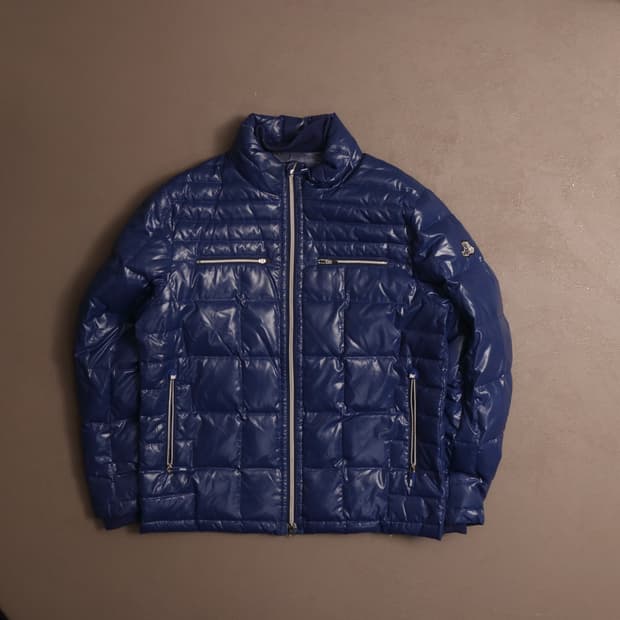 일본빈티지 에나멜 Y2K 경량패딩 A1777