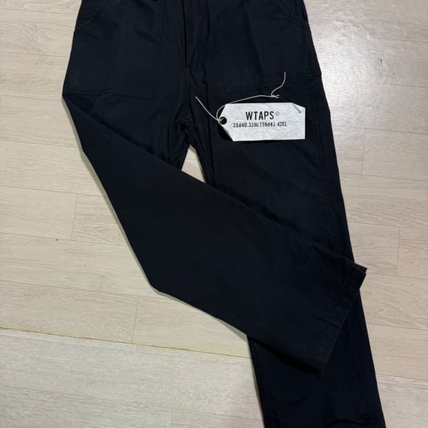 WTAPS 더블탭스 정글 스톡 트라우저 블랙