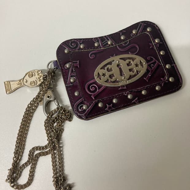 안나수이 빈티지 엔틱 에나멜 카드지갑 