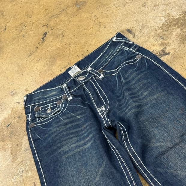 [정품/30] 트루릴리젼 스티치 데님 청바지 b14