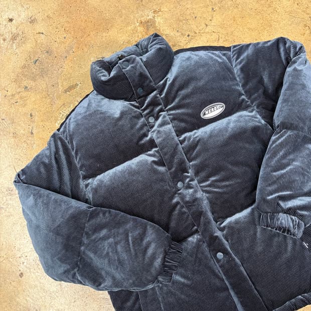 [정품/S] 널디 코듀로이 벨벳 덕다운 패딩 b18