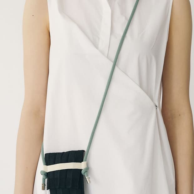 플리츠마마 나노백 블랙 미니 크로스백