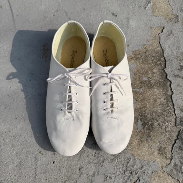 레페토 화이트 재즈슈즈 42