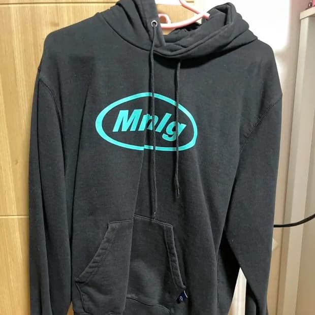 87mm mmlg 블랙 민트 후드티 s