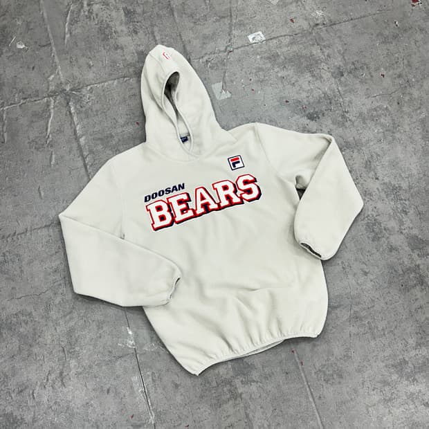 두산 베어스 후리스 후드티