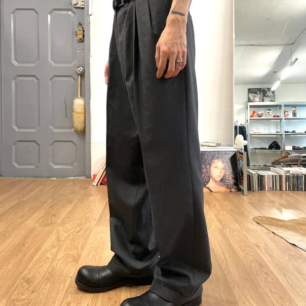 [34] ysl 이브생로랑 울 팬츠