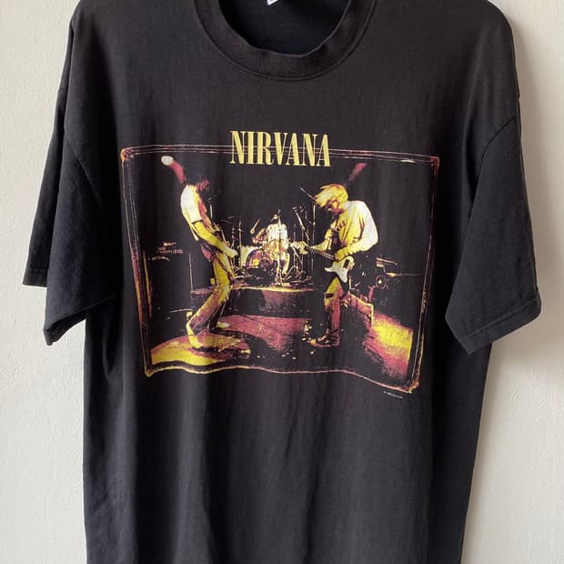 빈티지 nirvana 너바나 밴드 티셔츠 xl