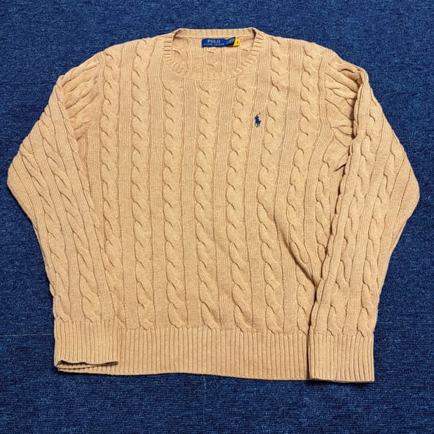 폴로 랄프로렌 꽈배기 니트