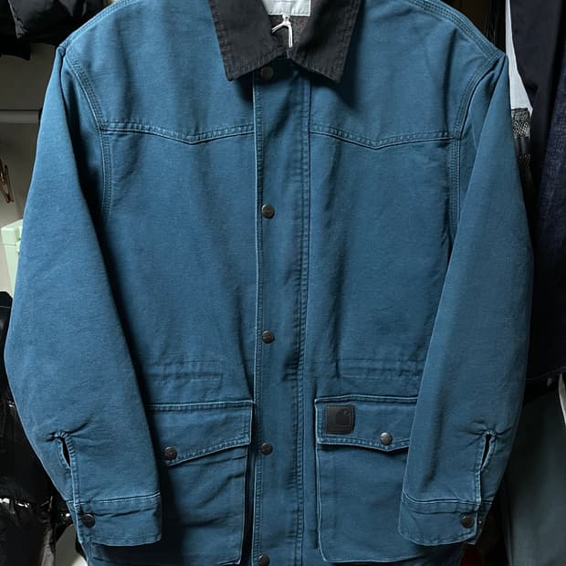 칼하트 wip 산타페 코트 딥라군 m 새상품