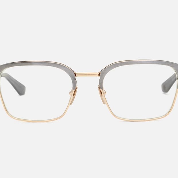 DITA 아이웨어 렉탱귤러 메탈 프레임 안경테