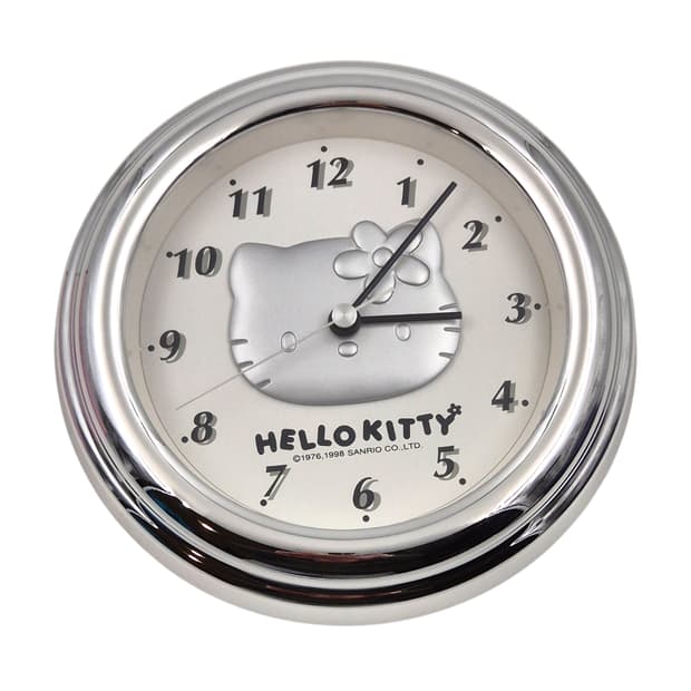 98s 고전 오리지널 키티 실버 벽시계
