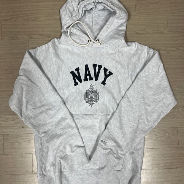 아웃스탠딩 해군 후드티(리버스 위브) M