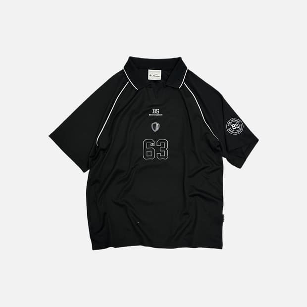 벤셔먼 ben sherman 블록코어 풋볼 카라 져지 반팔티셔츠