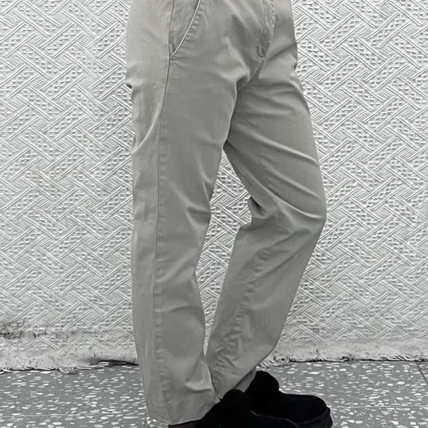 아페세 빈티지 모던 시크 캐주얼 코튼팬츠 면바지 32인치 C09800