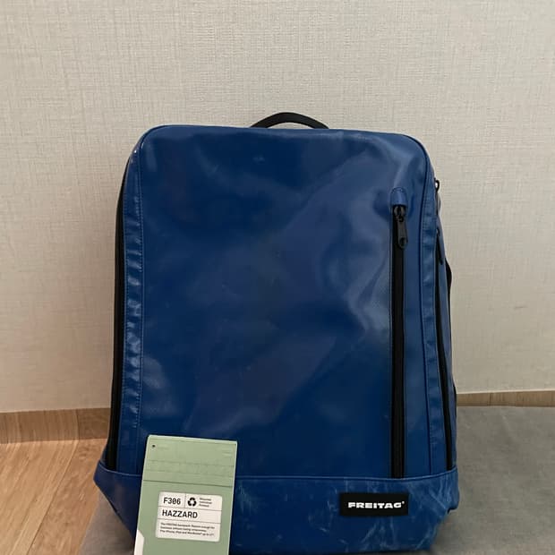 [프라이탁] 새상품 F306 HAZZARD 프러시안 풀 블루 백팩 가방