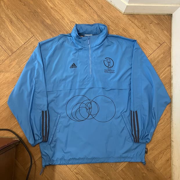 N148 아디다스 2002 월드컵 바람막이 아노락