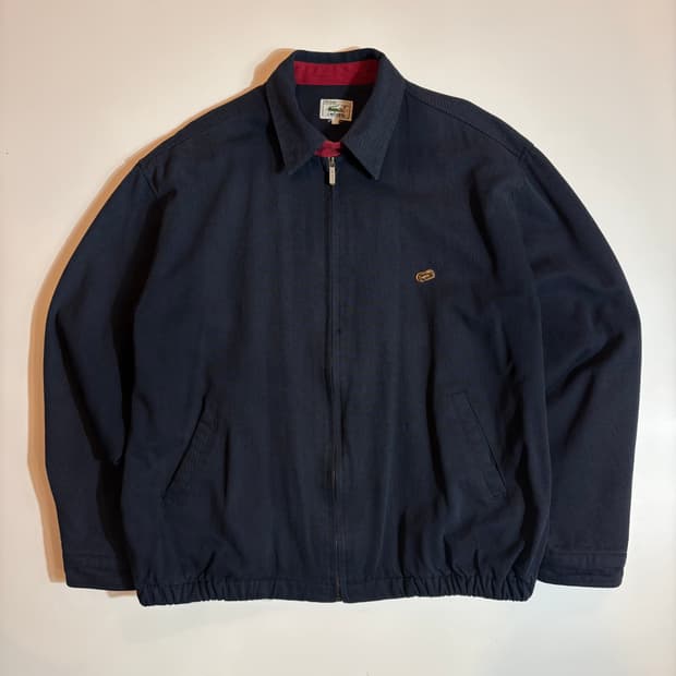 라코스테 빈티지 블루종 해링턴 자켓
