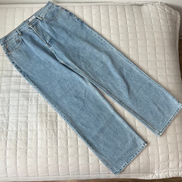 토마스모어 연청 데님 팬츠 L