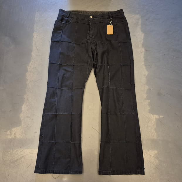 paul smith 패치워크 부츠컷 팬츠