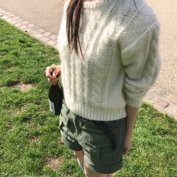 더바넷 포프 케이블 니트 스웨터