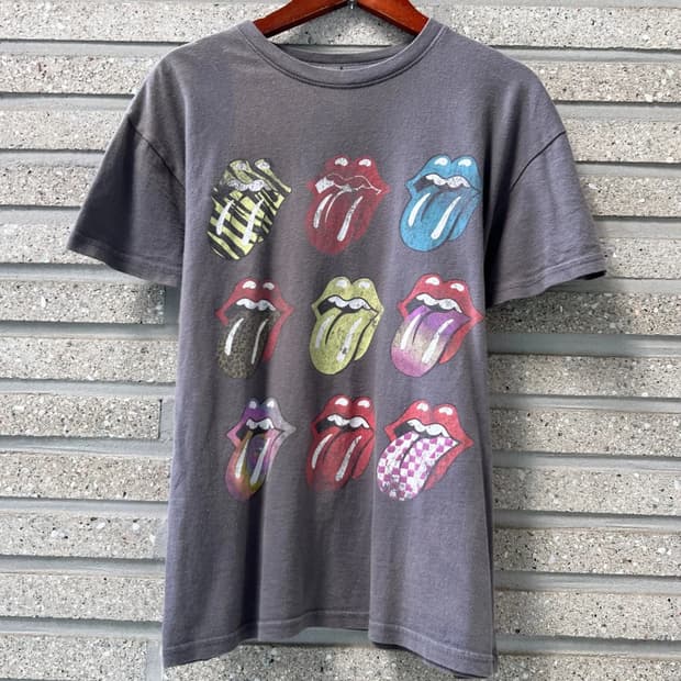 [XS]The Rolling Stones 롤링스톤스 우먼스 로고 락티셔츠