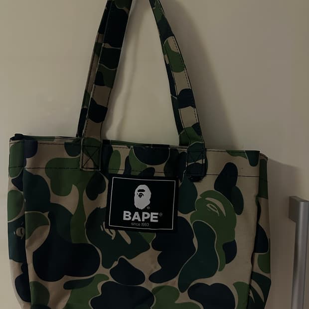 베이프 BAPE 카모 토트백