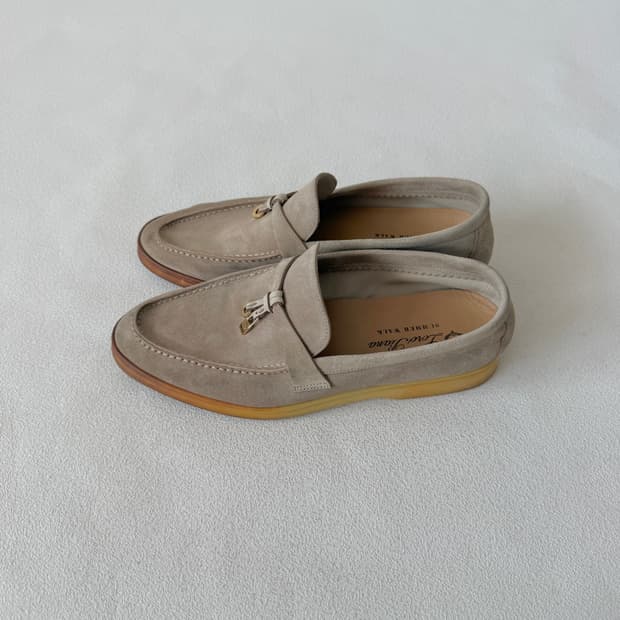 로로피아나(Loro Piana) 스웨이드 로퍼(ITALY,아웃솔 경화)