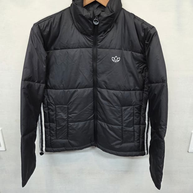 아디다스 숏 푸퍼 경량 패딩 s