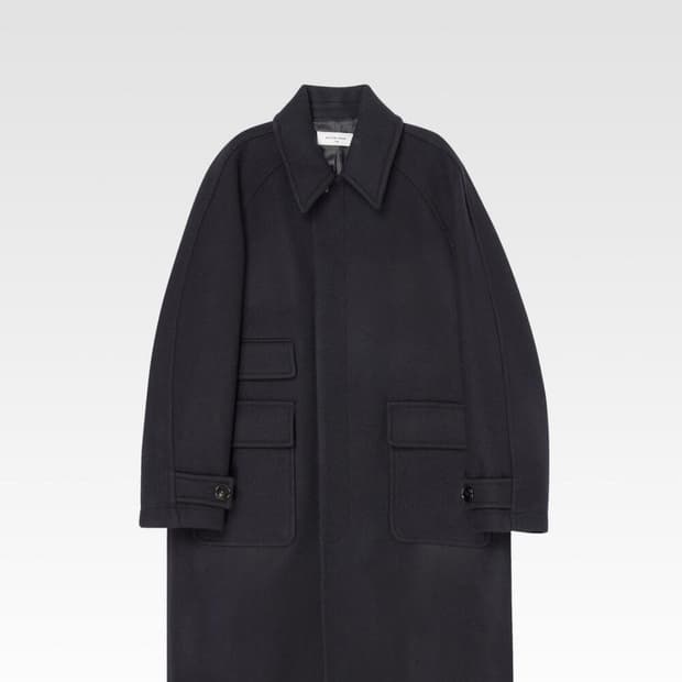 [M] 애프터프레이 투어리스트 발마칸 코트 네이비