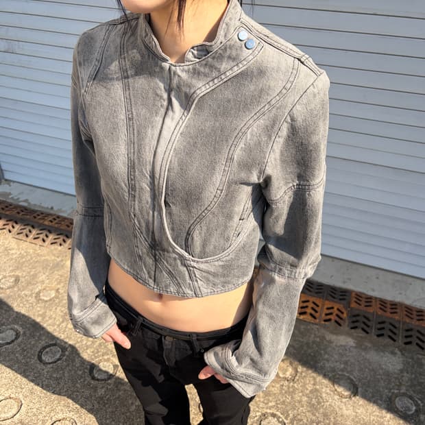 Heliot emil exsiccate denim jacket 